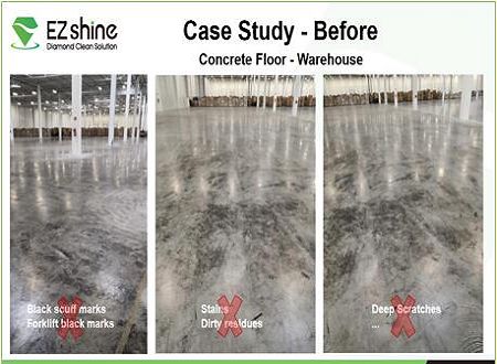 как восстановить / глубоко очистить и отполировать бетонный пол?